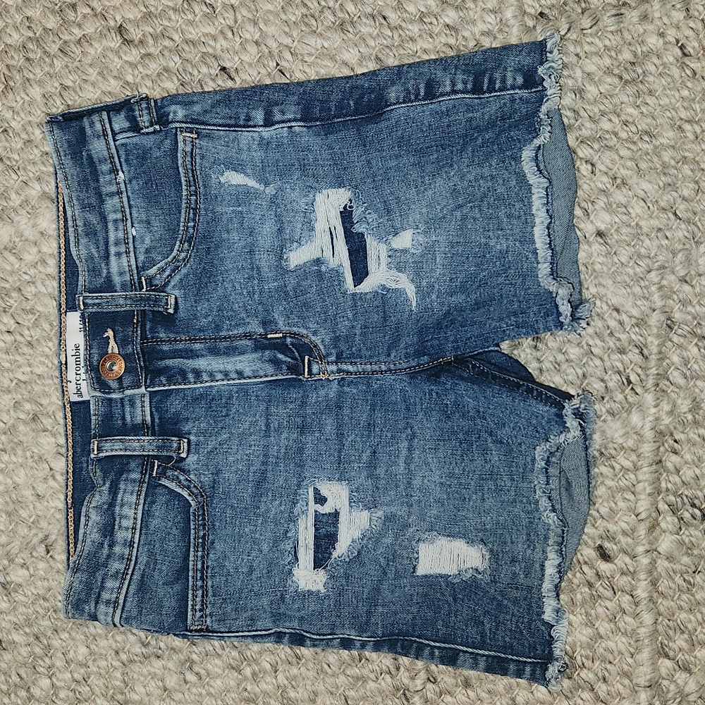 Abercrombie high-rise bike shorts